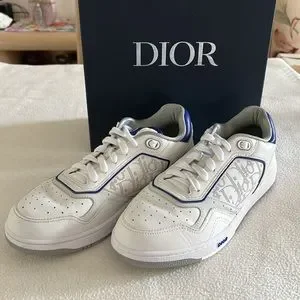 Dior | Shoes | Dior Low Top Sneakers Whiteblue | Poshmark